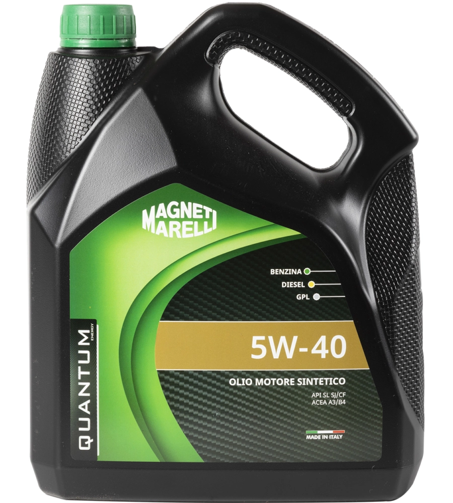 4 pezzi olio quantum marelli 5w40 sintetico 4lt